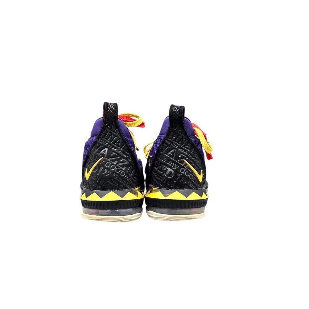 Nike Men's Size 10 US LeBron XVI 16 Martin Purple Basketball Sneakers Shoes READ